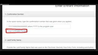 How To Retrieve Lost Confirmation Number | DV Lottery 2023