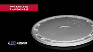 White Lid for 3.5 Gallon Pail | U.S. Plastic Corporation&reg;