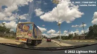 [Roads] Lusaka, Zambia | Munali Shopping Mall &rarr; Munali Roundabout &rarr; Kamloops Road | April 2022
