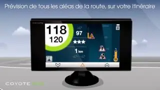 Le Coyote GPS, l'avertisseur de radars Coyote avec navigation int&eacute;gr&eacute;e