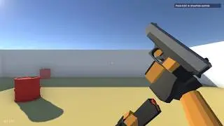 Low Poly FPS Glock G48 Animation Tests