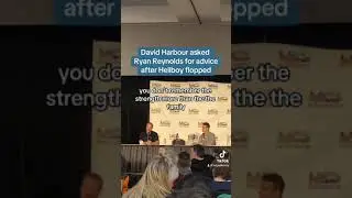David Harbour panel part 7 Hellboy and asking Ryan Reynolds for advice