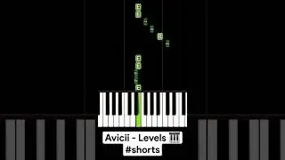 Avicii - Levels (Piano Tutorial) #shorts