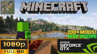 Destroying my Ryzen 5 4600h + GTX 1650 Laptop with Minecraft Distant Horizons and 200+ Mods