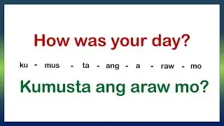 English Tagalog Common Everyday Questions # 128