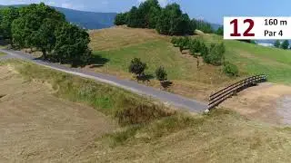 Discgolf course Vesec in Czech republic - holes introduction