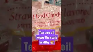 Tea tree oil for your scalp treatment healthy hair🐅