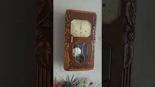 Antique French Vedette Westminster chime wall clock