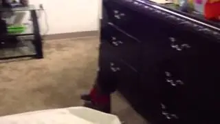 Baby with glowing eyes