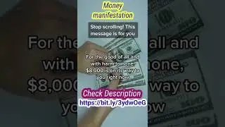 how to manifest money instantly in 12 hours #shorts #manifestation #money