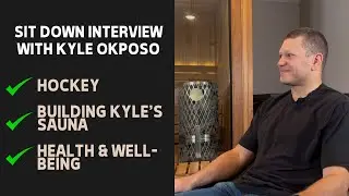 Interview w/ Former NHLer Kyle Okposo After Building His Sauna