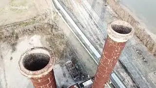 Incredible drone footage of abandoned New Orleans factory