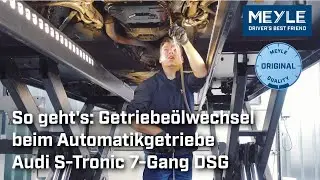 Einfach und schnell: der Getriebe&ouml;lwechsel beim Automatikgetriebe Audi S-Tronic, 7-Gang DSG 0B5