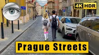 Prague Walking Tour: Hradčany, Prague Castle, Nerudova, Lesser Town 🇨🇿 Czech Republic 4k HDR ASMR