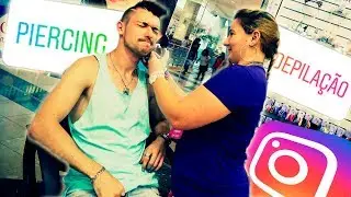 FUI FAZER UM PIERCING?!? [ INSTAGRAM CONTROLA A MINHA VIDA POR 24 HORAS ]