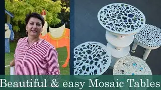Beautiful & Easy Mosaic Garden Table