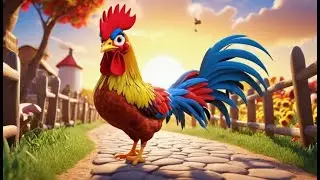 Rooster Combs Go Crow Crow Crow 🐓 | Nursery Rhymes for Kids & Baby Songs