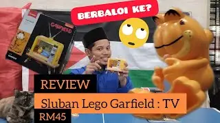 Amad Review Sluban Lego Garfield TV!!! Berbaloi ke?