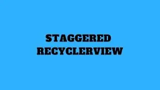 STAGGERED RECYCLERVIEW