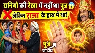 चार रानियाँ… फिर भी कोई पुत्र नहीं! 😱 राजा के हाथ ने खोल दिया बड़ा रहस्य