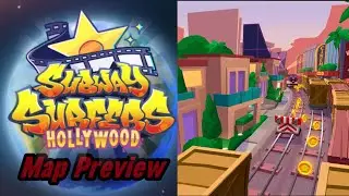 Subway Surfers Hollywood 2024 - Map Preview
