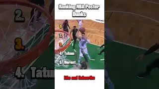 Ranking NBA Poster Dunks #viral #ranked #nba