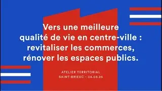 Atelier territorial &agrave; Saint-Brieuc - Interview de Diane Gallais, programme Action C&oelig;ur de Ville