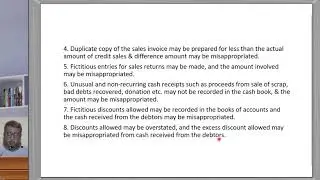 Vouching of cash receipts: Session 6