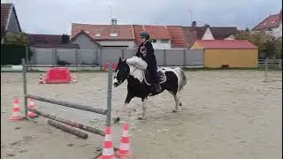 [Horse Riding] Show jumping lessons, clearing 1.05m