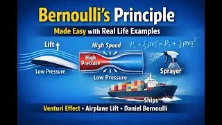 Bernoulli&rsquo;s Principle Explained | Pressure&ndash;Velocity Relation | Fluid Mechanics in Real Life