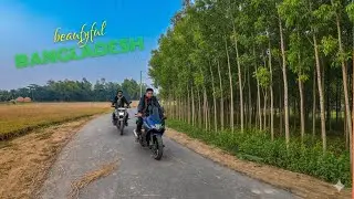 POV Motorcycle Ride in Village Road 🇧🇩 | Pure Rural Vibes | Bangla Motovlog