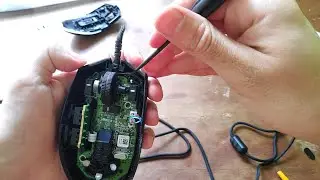 Melhorando o mouse trocando o cabo e pezinhos - Logitech g203 cabo paracord e Tiger gaming feet