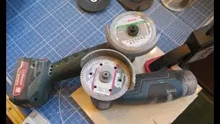 Metabo PowerMaxx CC 12 BL, Ч IХ: & Bosch GWS GWS 12-76 V-EC - оснастка на пленэре