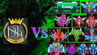 Galaxy Attack Alien shooter - Game - Boss Mode - In Easy - From Boss 1 To 10 - Full Gameplay 