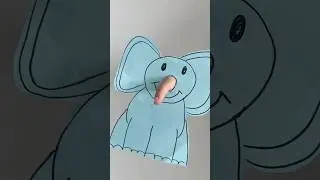The crafty Elephant 🐘 #elephantcraft#diyideas #handmadefun #elephantlove #arts #easydrawing