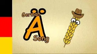 Mutated Vowels in German - letter &Auml; Song - How to pronounce german language Umlaut