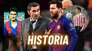 ERNESTO VALVERDE ERA UNA BESTIA JUGANDO (MESSI APRENDIO DE ÉL)