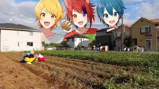 はぴあにでいも掘り行ってきた【実写】