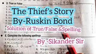 True/False/& Spelling