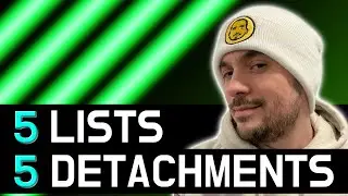 1 Necron List for EACH Detachment | Warhammer 40k 10th Edition