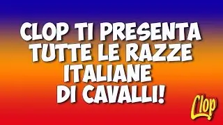 CLOP TI PRESENTA TUTTE LE RAZZE ITALIANE DI CAVALLI!!