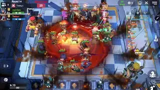 Auto Chess: 6 Cave Clan - 4 Warlock - 1 Demon Synergy / Game