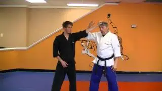 Clutching Feathers - Kenpo self defense technique for a hair grab