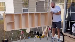 This is how I made a bookshelf secret door into the closet