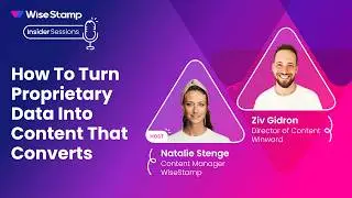 WiseTalk: How to Use Proprietary Data in Your Marketing Strategy