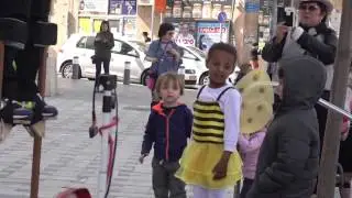 02140 20170310 13:45 Purim Atmosphere at Jaffa Street Jerusalem