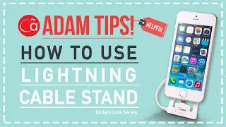 Adam Tips: How to Use Adam Elements Lightning Cable Stand