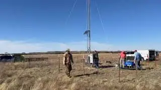 Re-installation of the Fairview, OK Mesonet Site