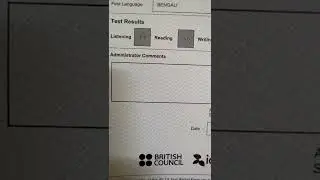 🇨🇦 IELTS original hard copy. Never try to get fake certificate #ielts #ieltsresult #britishcouncil