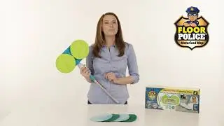 As Seen On TV Floor Police Mop with Motorized Dual Spinning Mopheads